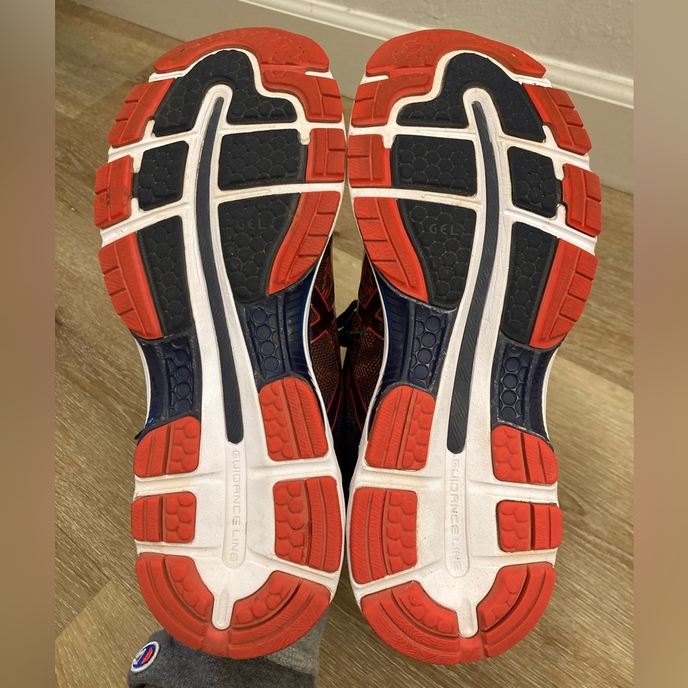 Asics Men's Shoes - Red and Blue - Picture 10 of 12